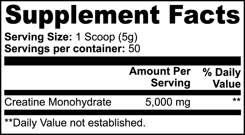 Fasted Beast - Creatine Monohydrate